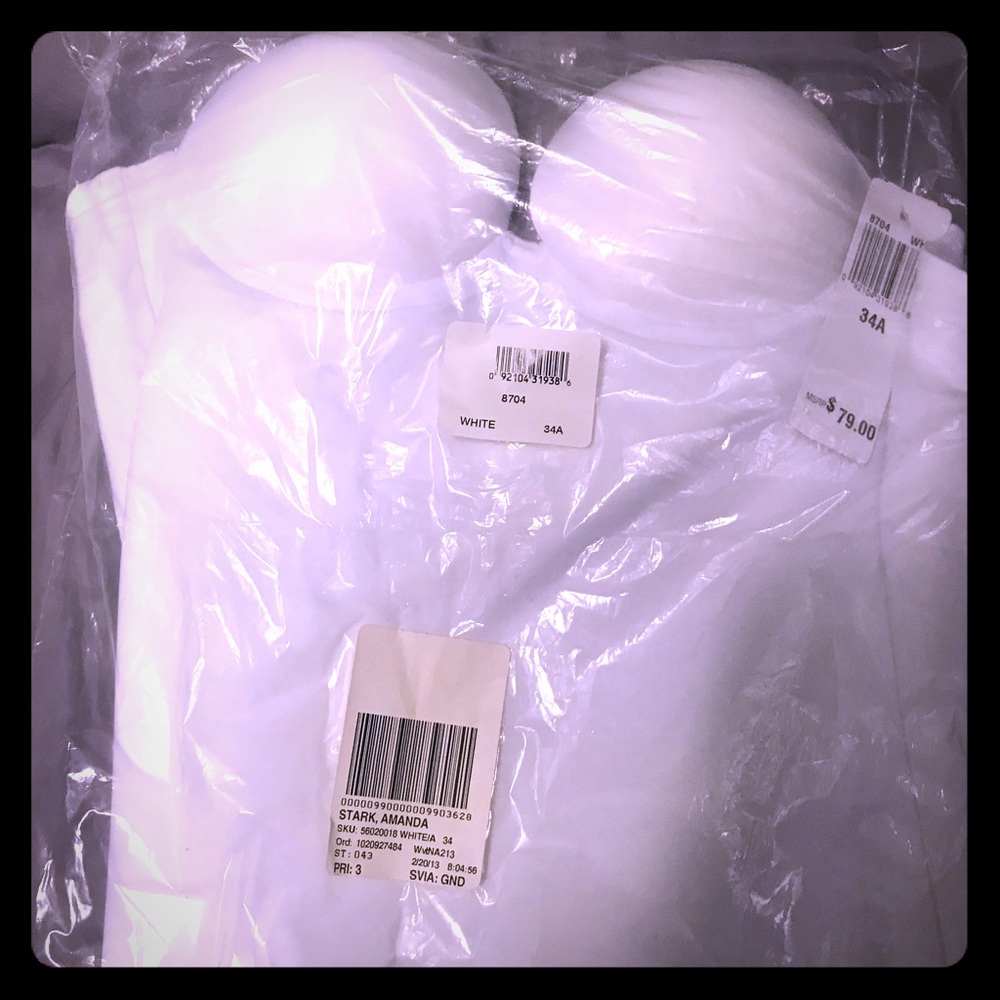 New with tags/in bag, David’s bridal strapless bra